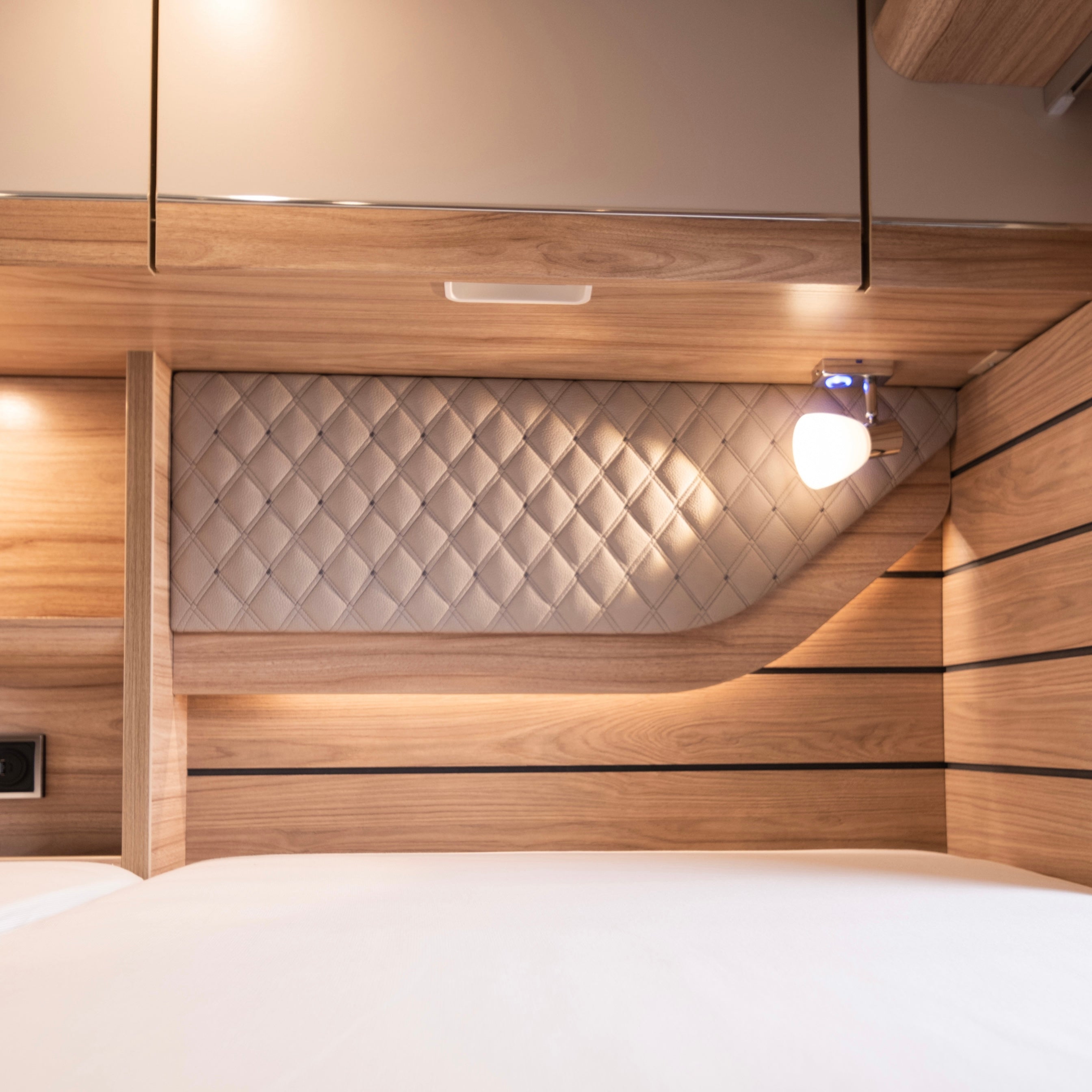 Leather-Covered Bed Panels