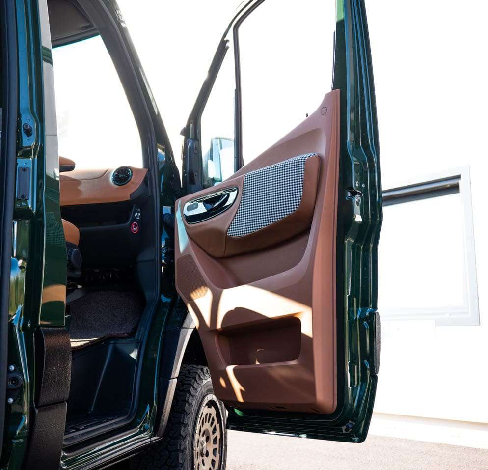 Leather Cover Door Panel Set