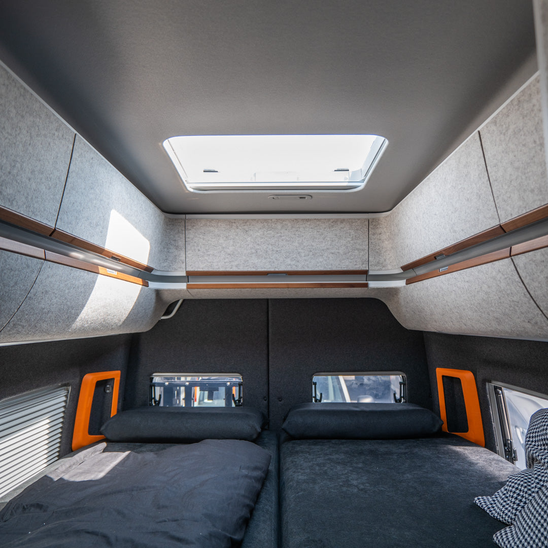 Seitenwände Upgrade (Fenster im Schlafbereich) in Wolltuch - VW Grand California