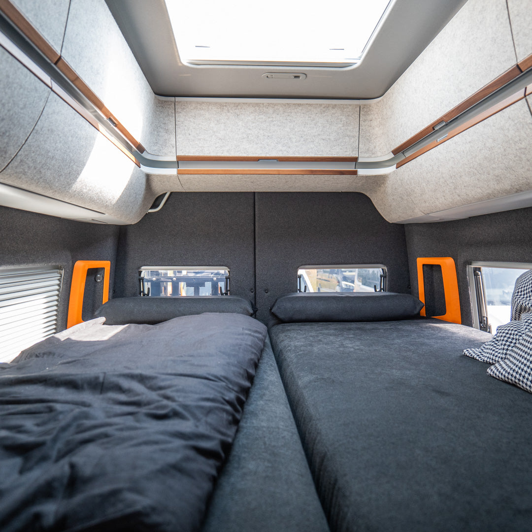 Seitenwände Upgrade (Fenster im Schlafbereich) in Wolltuch - VW Grand California
